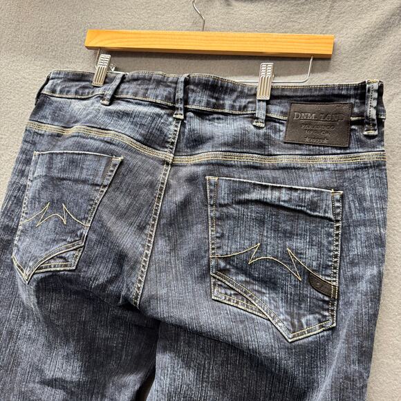 Parsuco DNM Legend Jeans Mens 38 (38x32) Blue Acid Wash Straight Denim VTG - Picture 10 of 12